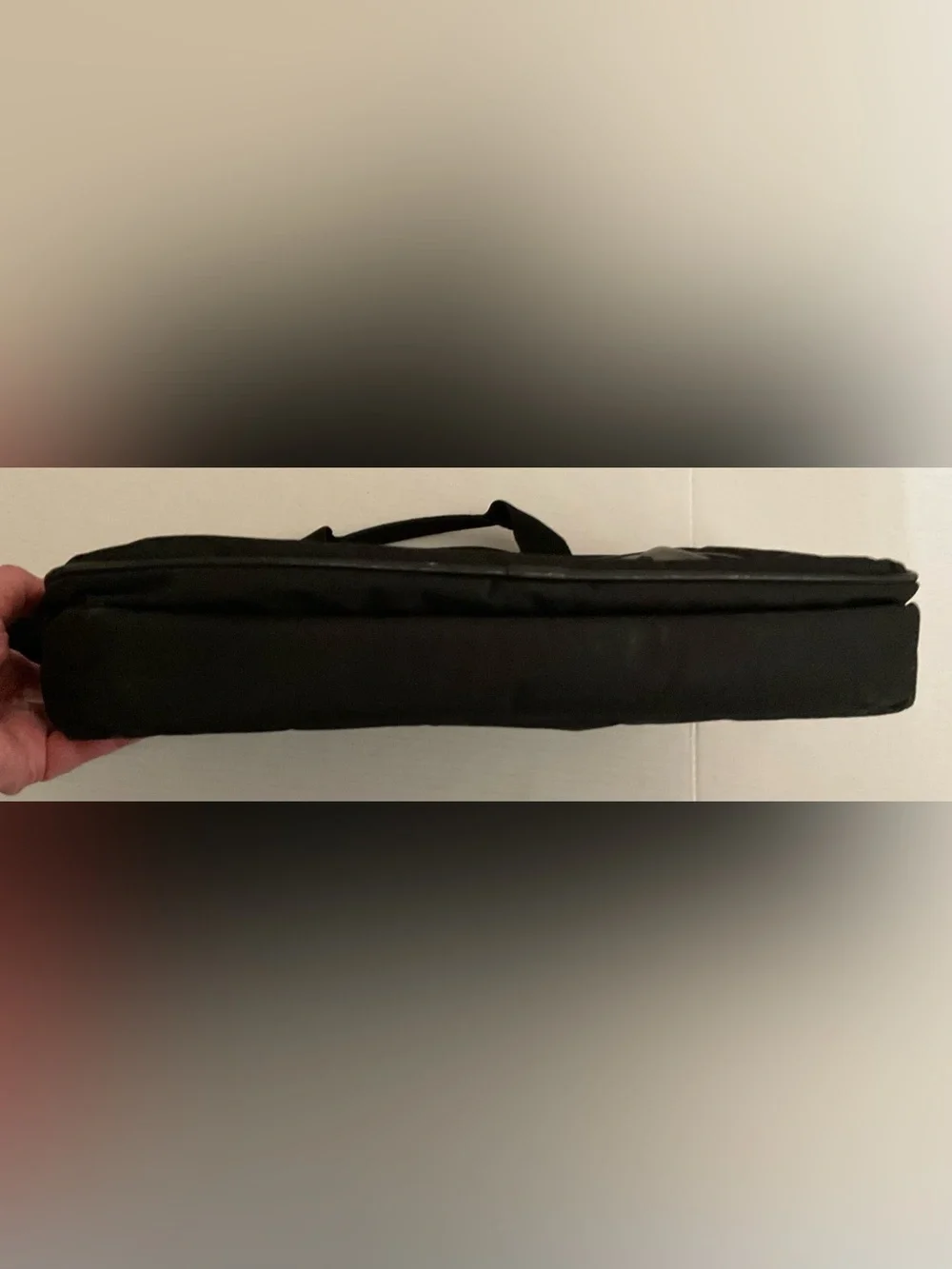 Wenger Swiss Tech Black Padded Laptop Messenger Bag 15x12